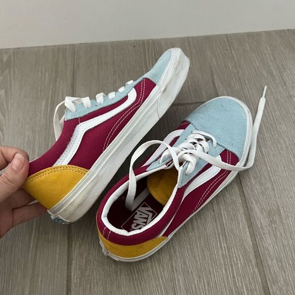 Vans Retro Rainbow Classic Shoes size Junior 5 womens 6.5 - Picture 1 of 8